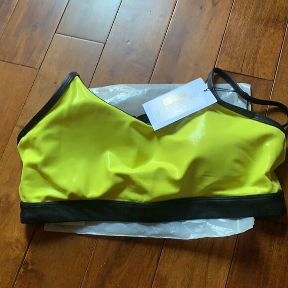 Zyia Active neon yellow and black light &tight bra - Picture 4 of 9